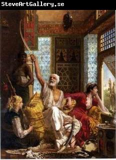 unknow artist Arab or Arabic people and life. Orientalism oil paintings 53